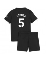 Manchester City John Stones #5 Bortedraktsett Barn 2025-26 Korte ermer (+ bukser)